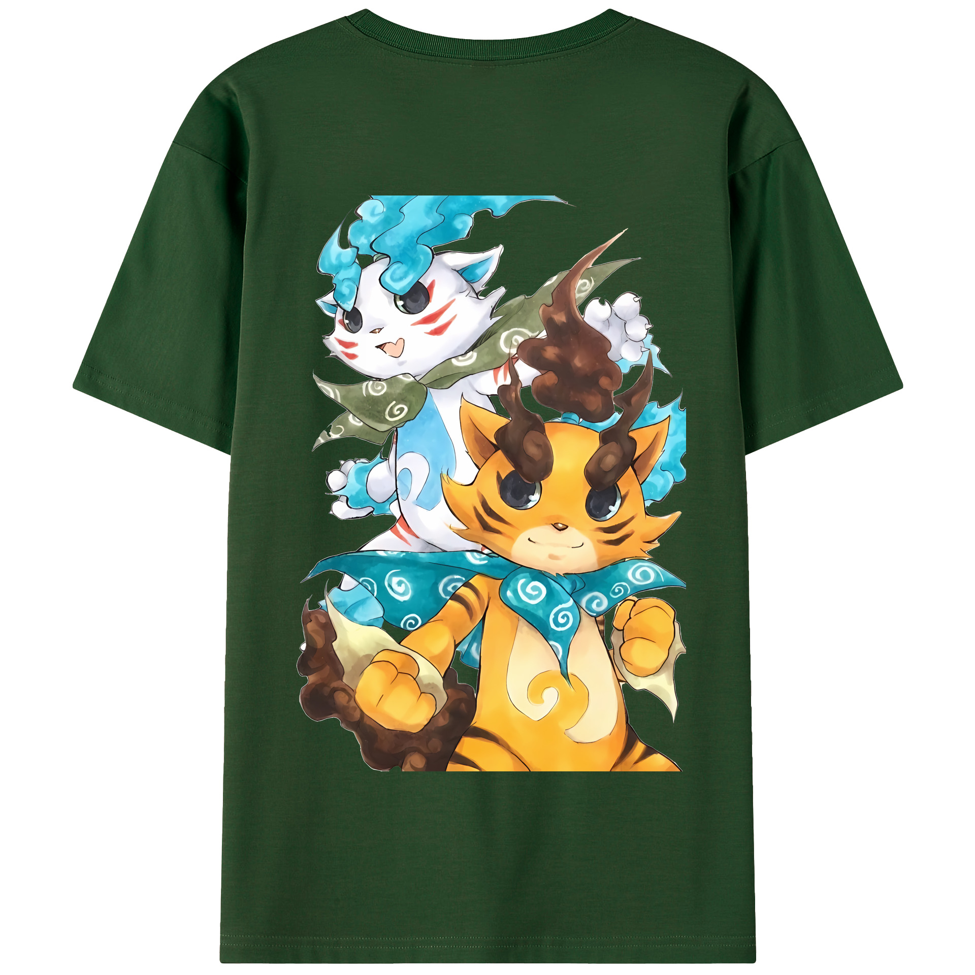 （画像用） 妖怪ウォッチ Yo-kai Watch 綿100％半袖Tシャツ（背面プリント）